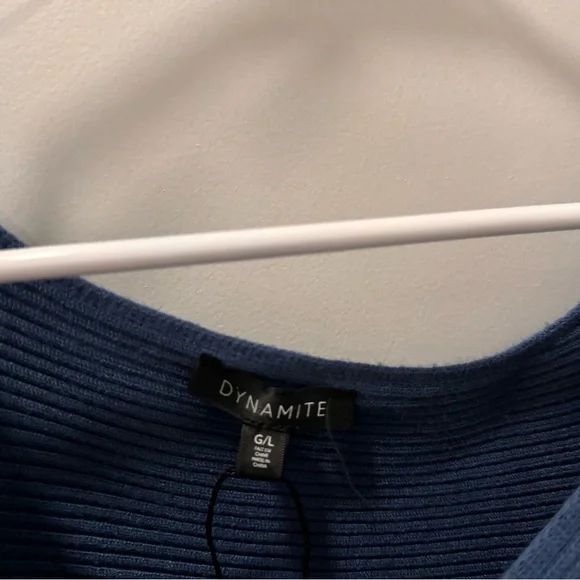 Women's Blue Sweater - Picture 3 of 5